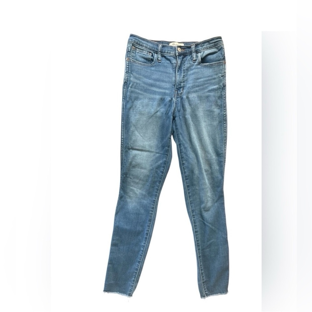 Madewell 10” High-Rise Roadtripper Jeans with Raw Hem | 28